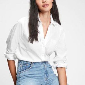 Gap Women's Perfect Shirt in Poplin, Size Small